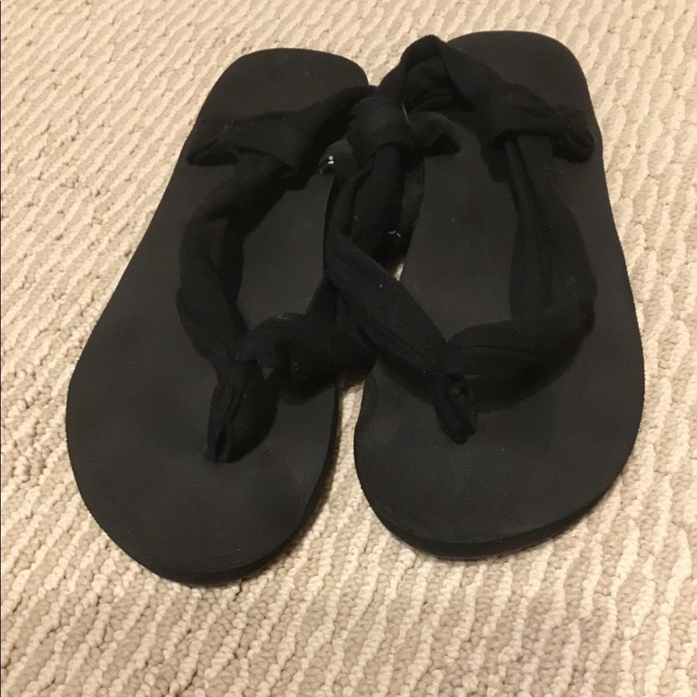 Black Strapped Sandals